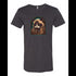 BELLA CANVAS MEN'S LONG BODY URBAN TEE 3006 Minimalistic illustration of character of cat. Bad morning